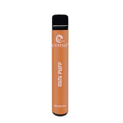 EU Disposable Vape Device MSDS 2ml 600 Puff Bar 20MG Nicotine