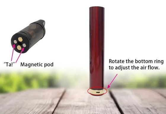 EU Standard Cartridge Magnetic Replaceable Pod Vape With 550mah Battery