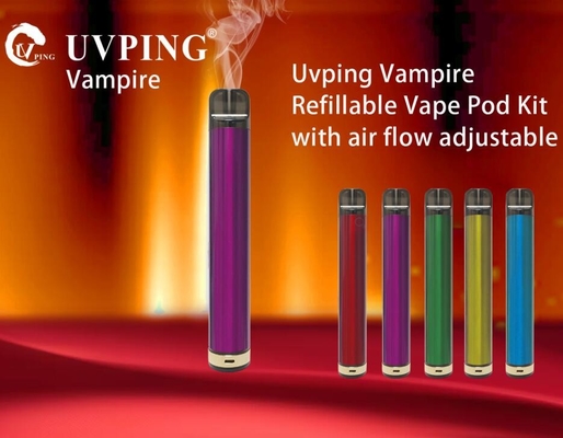 9-12W Magnetic Vape Pen 2ml Airflow Adjustable Refillable Mesh Coil Vape