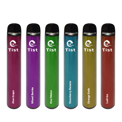 EU Standard Mini E Cigarette 2% Nicotine Rich Color Stainless Steel Tube Material