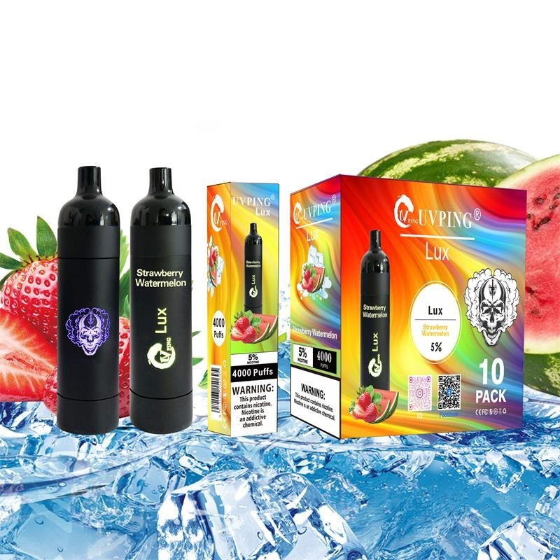13 Colours 4000 Puffs Disposable Vape Rechargeable Aloe Grape Flavour