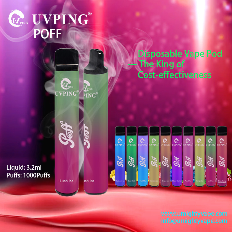 3.2ml 1000 Puffs Disposable Electronic Cigarette